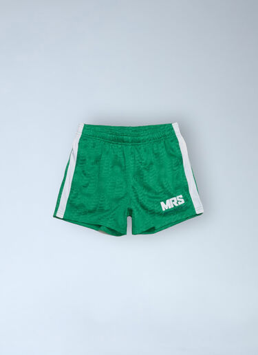 Nike x Martine Rose Logo Motif Track Shorts Green nik0362108
