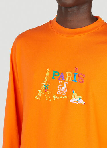 Kisses from Paris Tシャツ Carne Bollente Kisses from Paris Tシャツ オレンジ cbn0352015