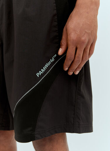 P.A.M. Panelled Flight Shorts Black pam0357009