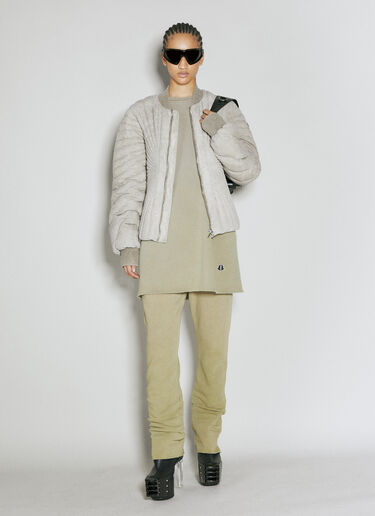 Moncler + Rick Owens 타프 롱 티셔츠 그레이 mcs0355012