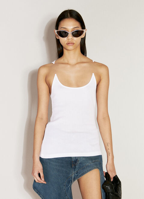 Lemaire Invisible Strap Tank Top Yellow lem0256010