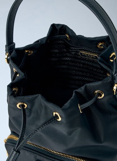 Re-Nylon Bucket Bag Prada Re-Nylon Bucket Bag Black pra0260038