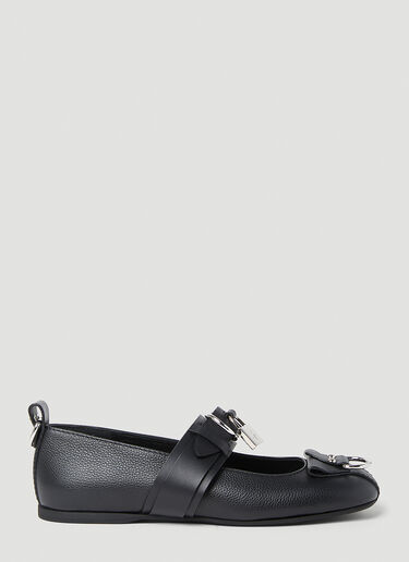 Lock Ballerina Pumps JW Anderson Lock Ballerina Pumps Black jwa0253021