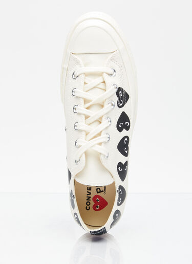 Comme des Garçons PLAY x Converse Multi-Heart Chuck 70 运动鞋 白色 cpc0355006