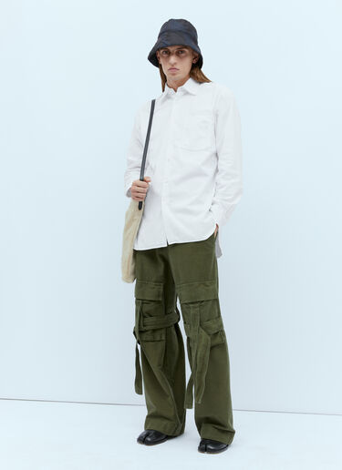 Dries Van Noten Patch Pocket Cotton Shirt White dvn0154017