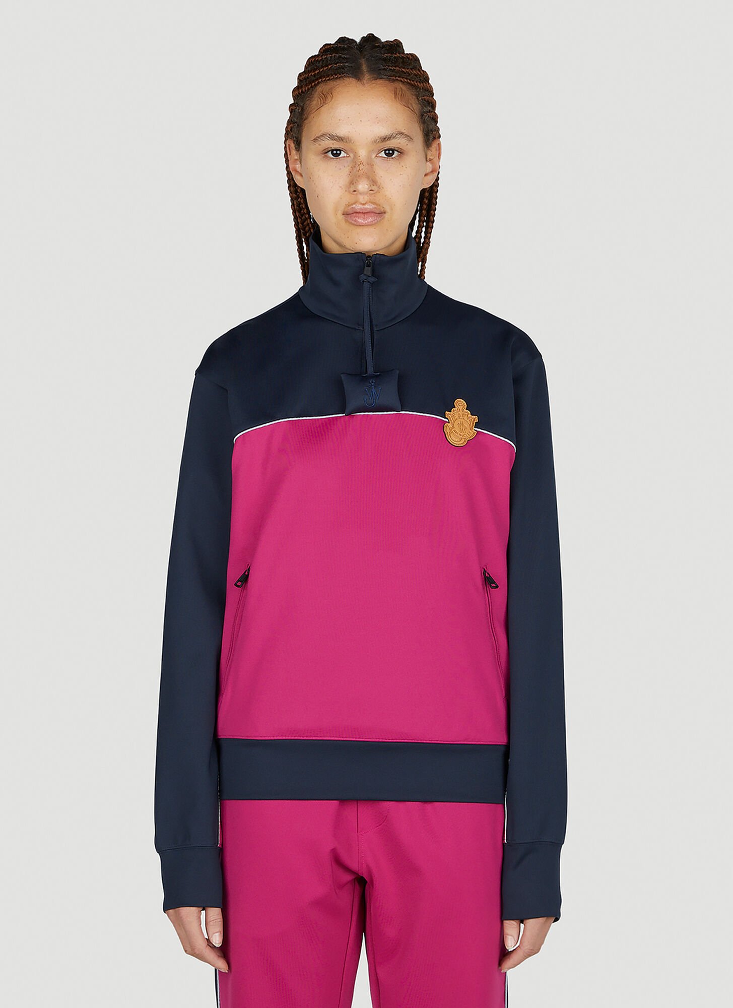 Shop Moncler Genius Colourblock Sweatshirt