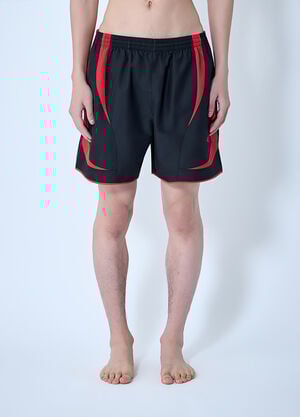 Balenciaga Soccer Swim Shorts Black bal0163004