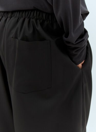 The Row Staton Drawstring Shorts Black row0257001