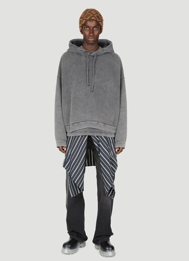 Acne Studios Hooded Sweatshirt Grey acn0154021