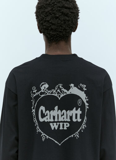 스프리 티셔츠 Carhartt WIP 스프리 티셔츠 블랙 wip0155013