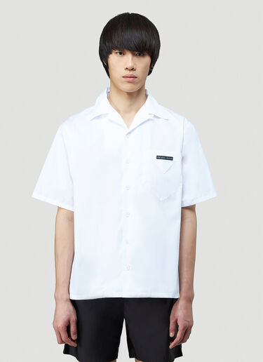 Prada Short-Sleeved Shirt White pra0143010