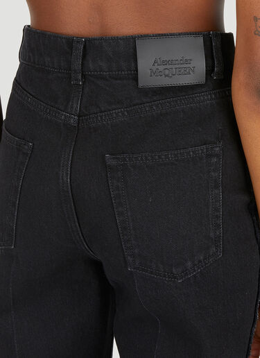 Pressed Crease Jeans Alexander McQueen Pressed Crease Jeans Black amq0250036