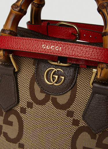 Gucci Diana Jumbo GG Mini Tote Bag Brown guc0251095
