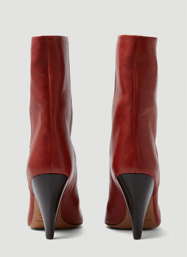 Isabel Marant Locky Boots Red ibm0250011