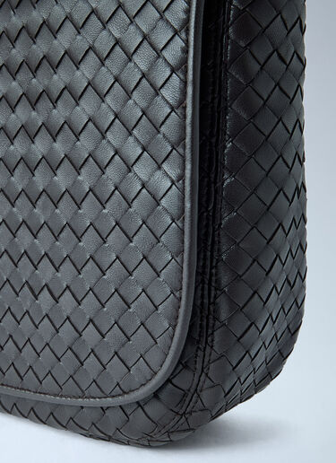 LN-CC® - Bottega Veneta: Veneto Large Messenger Bag - Dark Brown Bottega Veneta Veneto Large Messenger Bag Dark Brown bov0165002