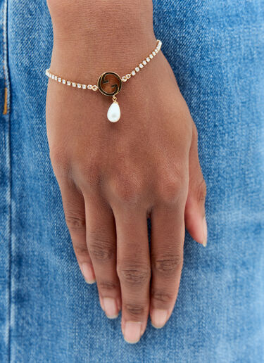 Gucci Blondie Crystal Bracelet Gold guc0257087