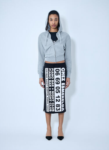 Vaquera Twisted Hoodie Grey vaq0264009