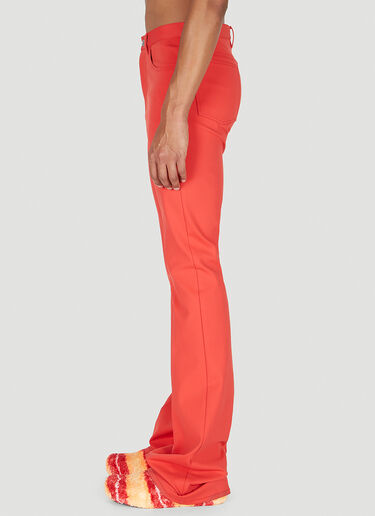 Marni Fitted Flare Pants Red mni0152008