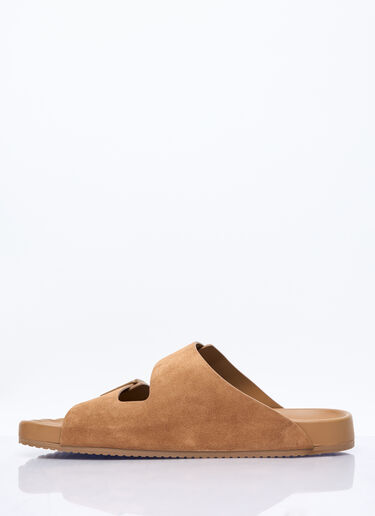 Balenciaga Suede Sunday Sandals Brown bal0157038