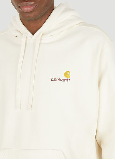 Carhartt WIP American Script Hooded Sweatshirt Cream wip0148104