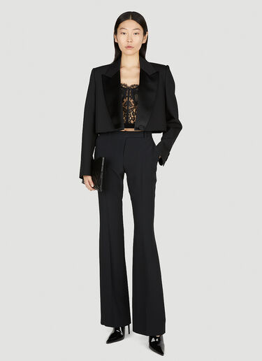 Alexander McQueen Sarabande Lace Bustier Top Black amq0251038