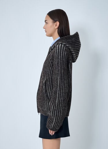 Leve Hood Zip-Up Sweater OUR LEGACY Leve Hood Zip-Up Sweater Brown our0262003