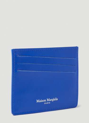 Maison Margiela Diagonal Slot Cardholder Blue mla0147025