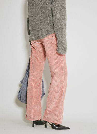 Our Legacy Boot Cut Corduroy Pants Pink our0254007