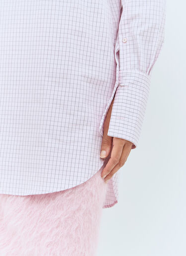 Dries Van Noten High Neck Shirt Pink dvn0258003