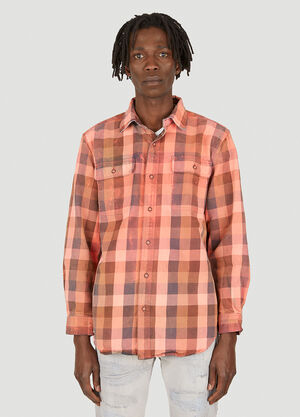 NOTSONORMAL Glo Flannel Shirt Orange nsm0348019
