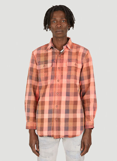 NOTSONORMAL Glo Flannel Shirt Orange nsm0348019