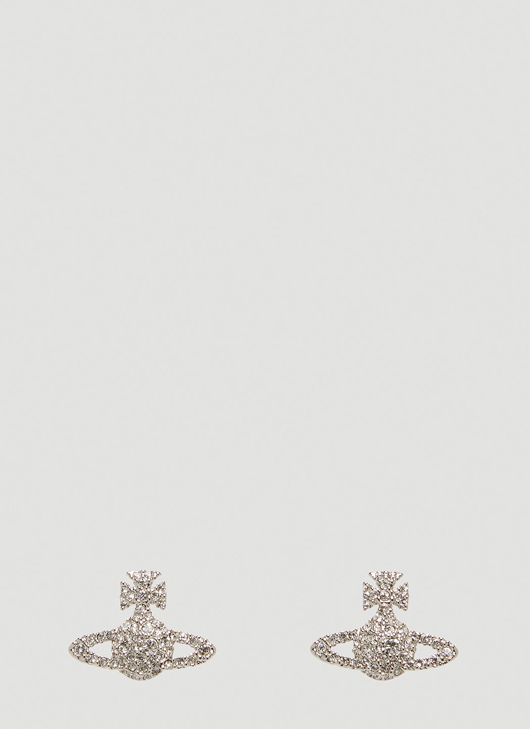 Grace bas relief pavé orb stud earrings outlet