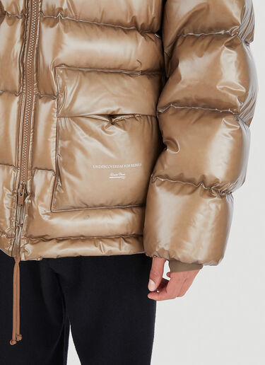 UNDERCOVER Quilted Down Jacket Brown und0146006