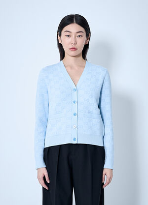 Gucci Interlocking G Cardigan Blue guc0259014
