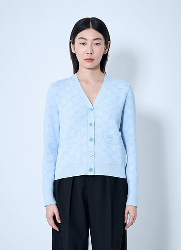 Gucci 锁扣 G 开衫 蓝色 guc0259014