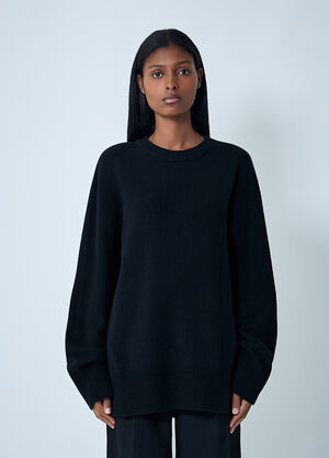 The Row Sibem Sweater Black row0262023