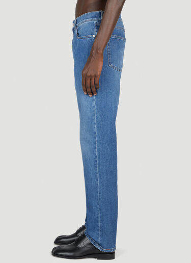 Burberry Men's TB Monogram Jeans in Blue