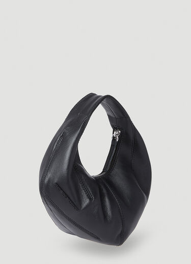 Kiko Kostadinov Small Buggle Hobo Handbag Black kko0252016