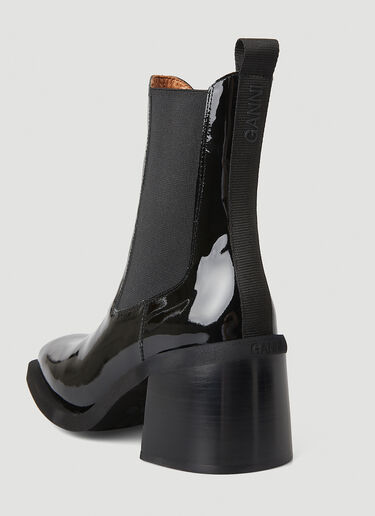 GANNI Heeled Chelsea Boots Black gan0247046