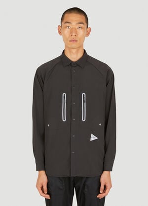 And Wander Tech Shirt Black anw0148008