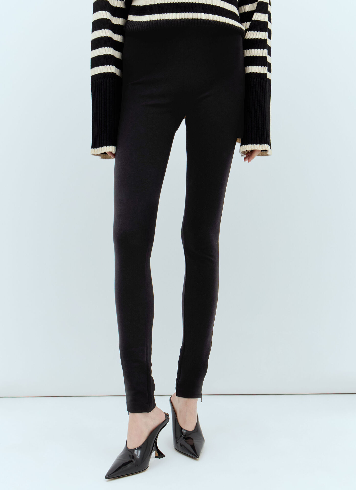 Totême Toteme Women Zip Cuff Leggings In Black