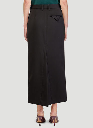 Bottega Veneta Grain De Poudre Sartorial Skirt Black bov0245019
