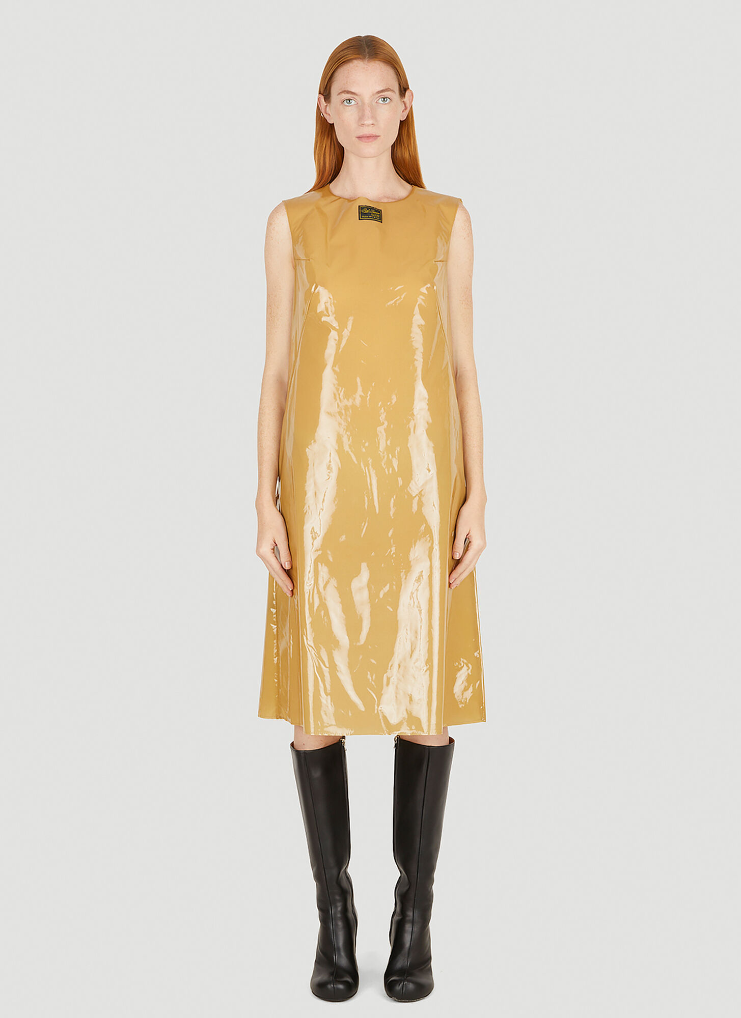 RAF SIMONS RIBBON BACK DRESS