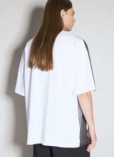MM6 Maison Margiela 로고 프린트 티셔츠  그레이 mmm0354001