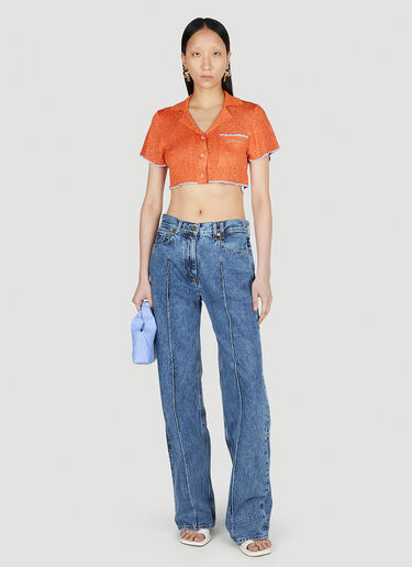 Jacquemus Le Haut Brilho Top Orange jac0251034