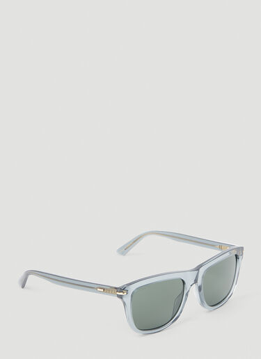 Gucci Rectangular Frame Sunglasses Green gus0154004