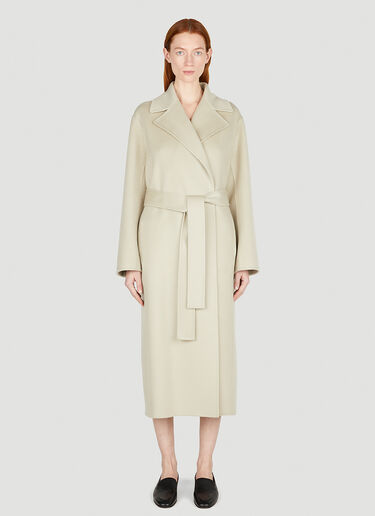 The Row Malika Coat Cream row0251014