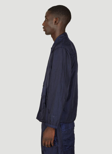 Dries Van Noten 스프레드 칼라 셔킷 블루 dvn0156001