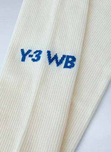 Y-3 X WB Football Socks White ywb0364002