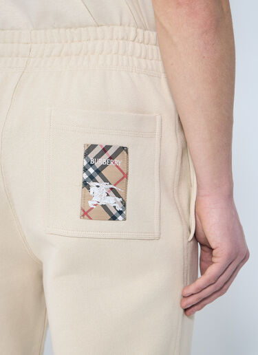 Burberry Logo Patch Track Pants Beige bur0159005